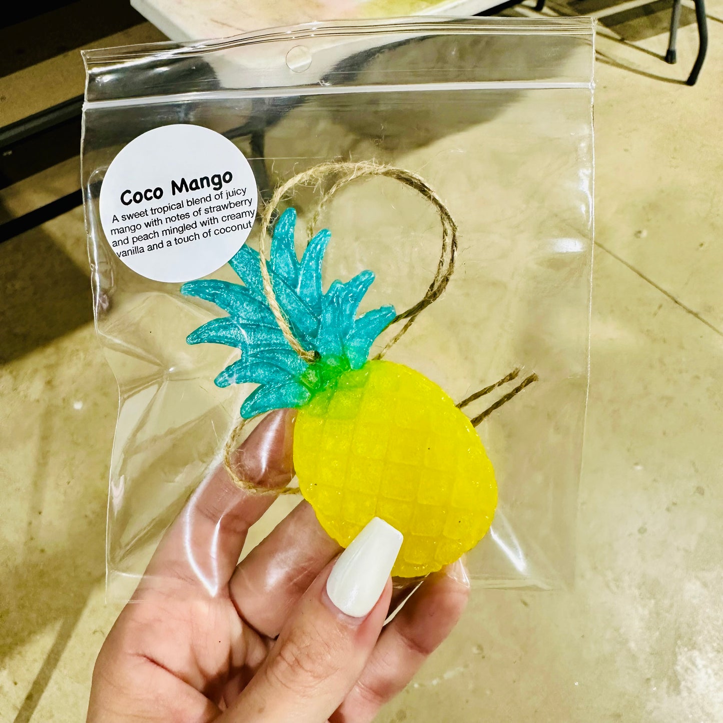 Mini Pineapple Car Freshie