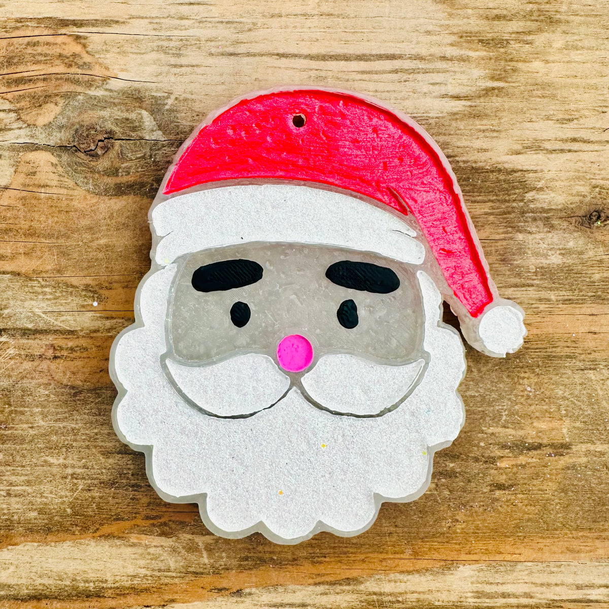 2026 Christmas Santa Face Car Freshie