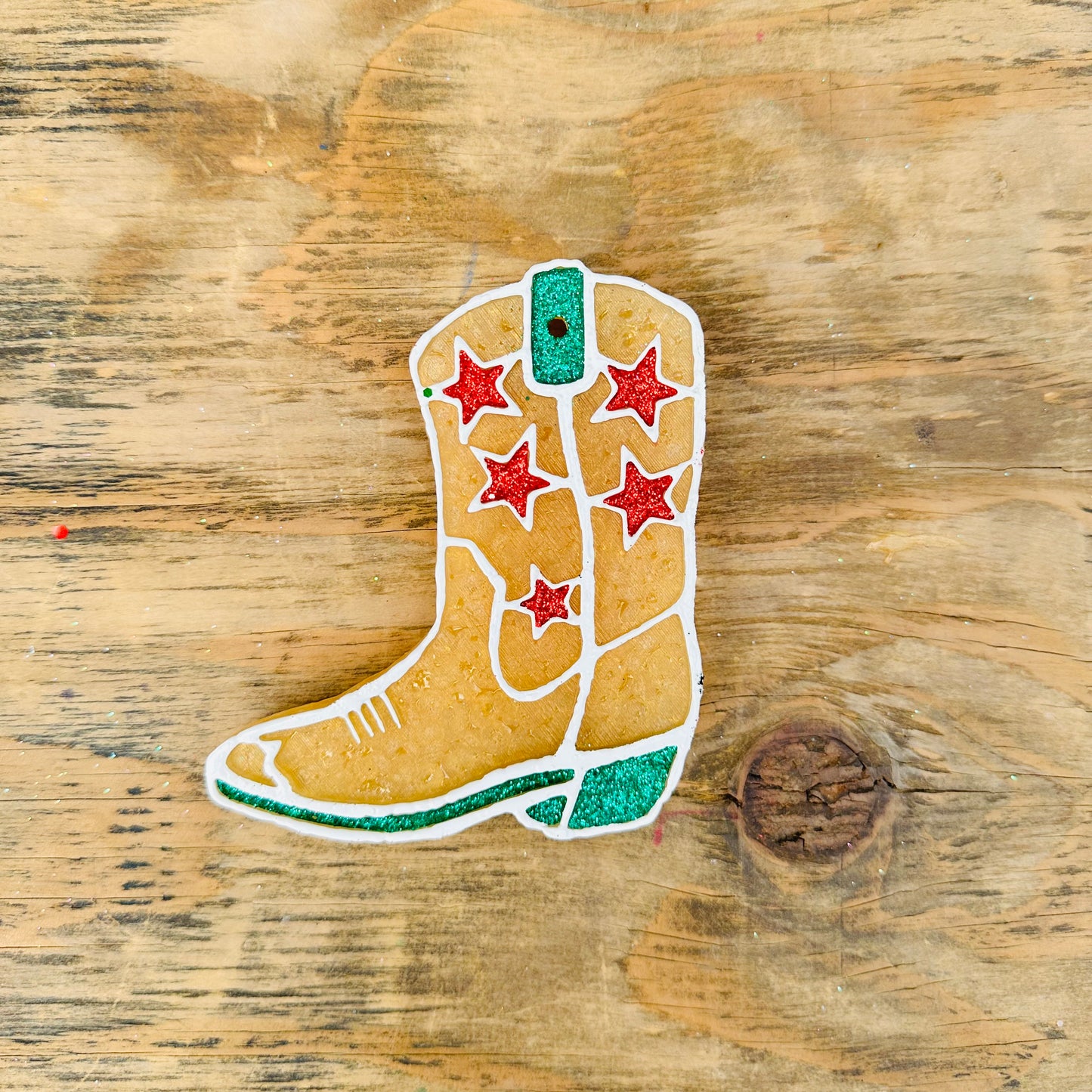 **PREORDER** Christmas Boot with Stars Car Freshie