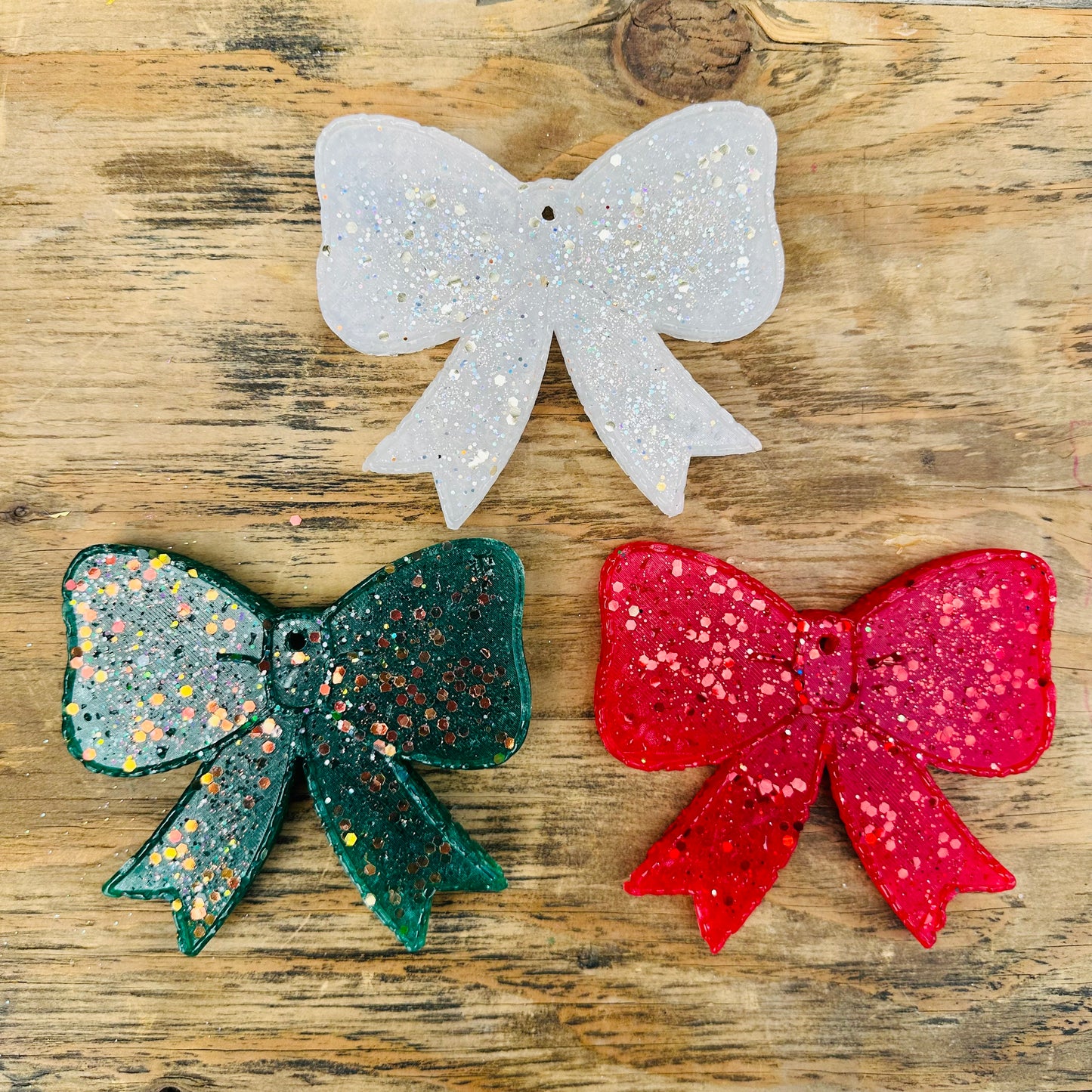 **PREORDER** Christmas Bow Car Freshie