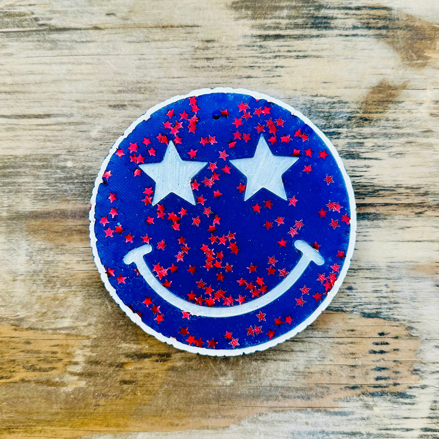 **PREORDER** Americana Happy Face Car Freshie