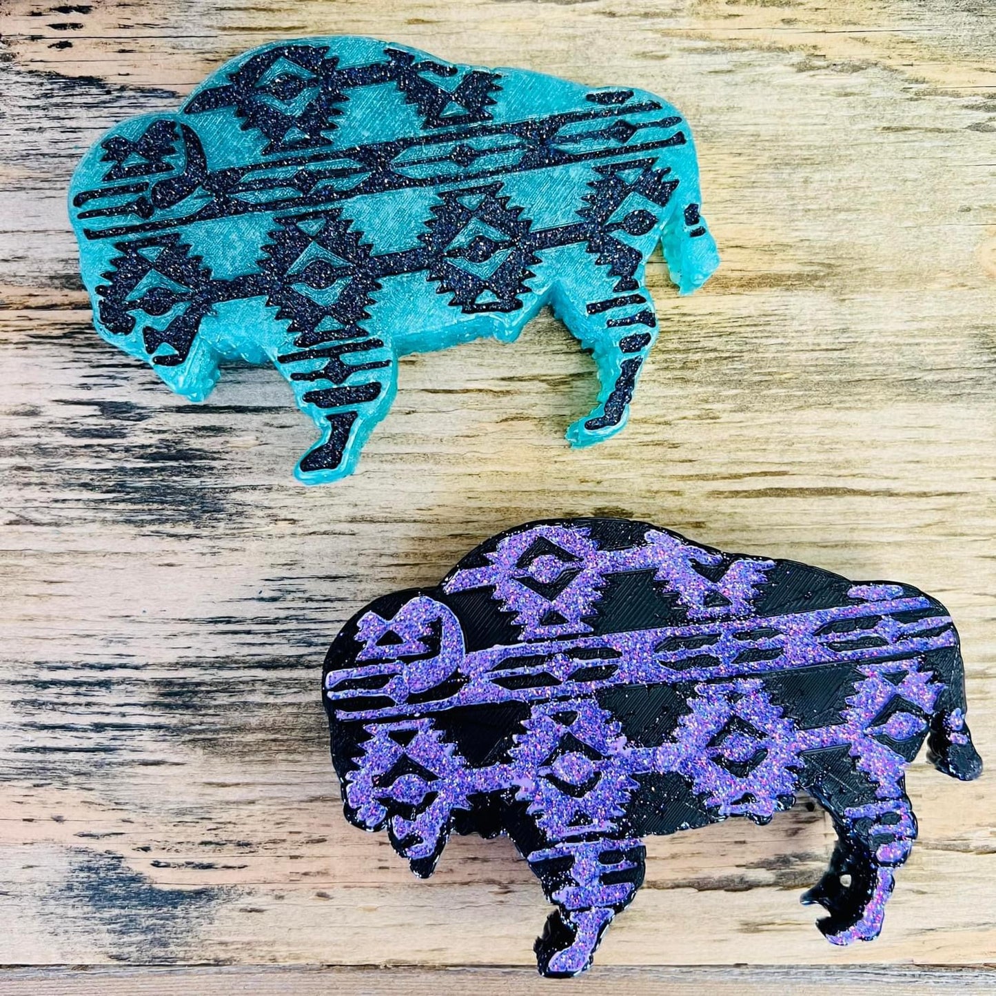 **Custom** Aztec Buffalo Car Freshie