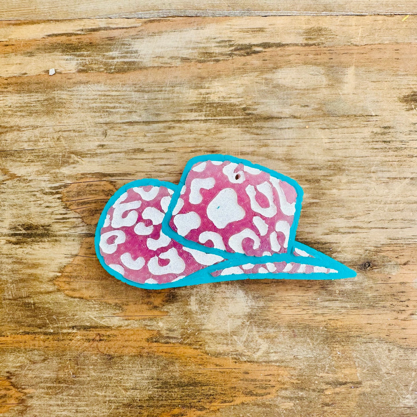 **Custom** Leopard Hat Car Freshie