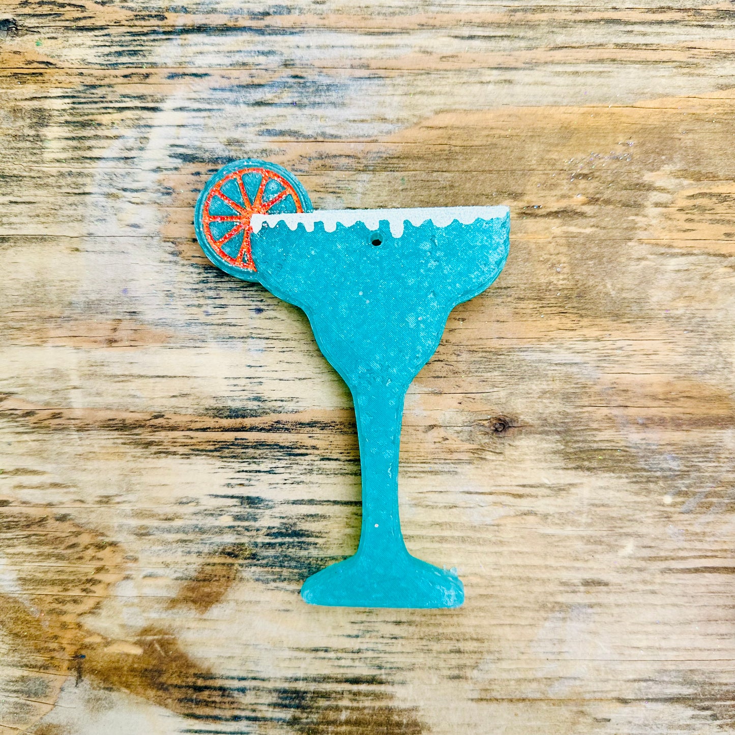 Summer Margarita Glass Car Freshie