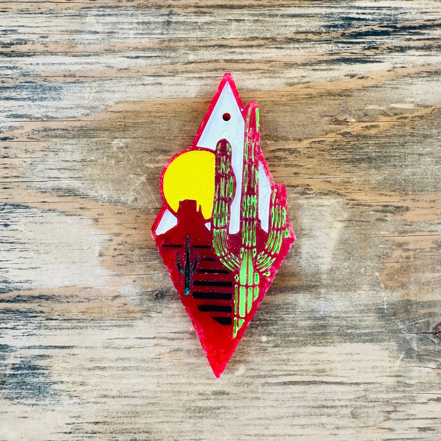 **Custom** Diamond Sunset Car Freshie