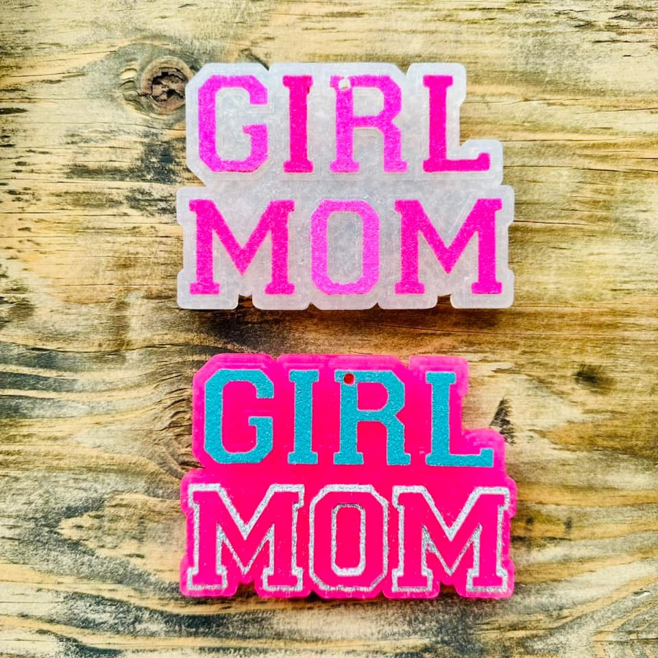 **Custom** “Girl Mom” Car Freshie