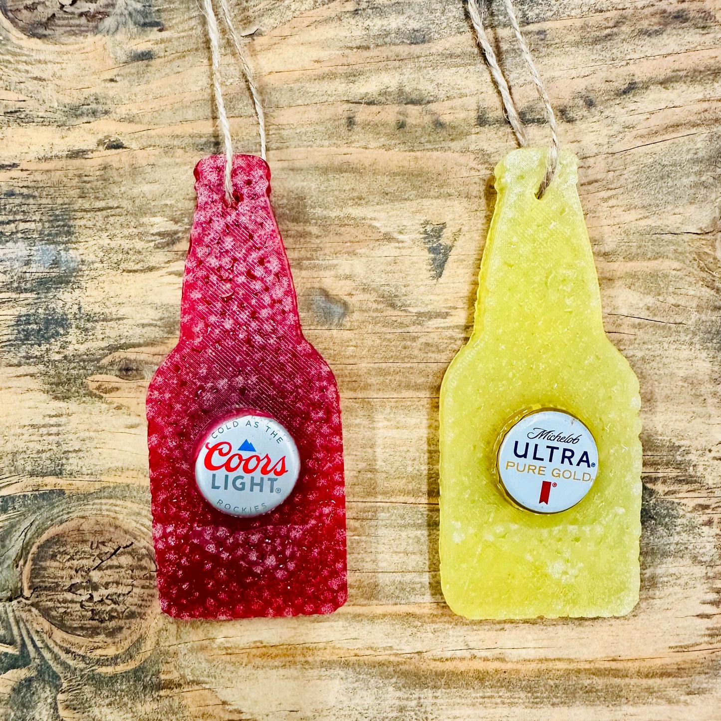 **Custom** Beer Bottle Car Freshie