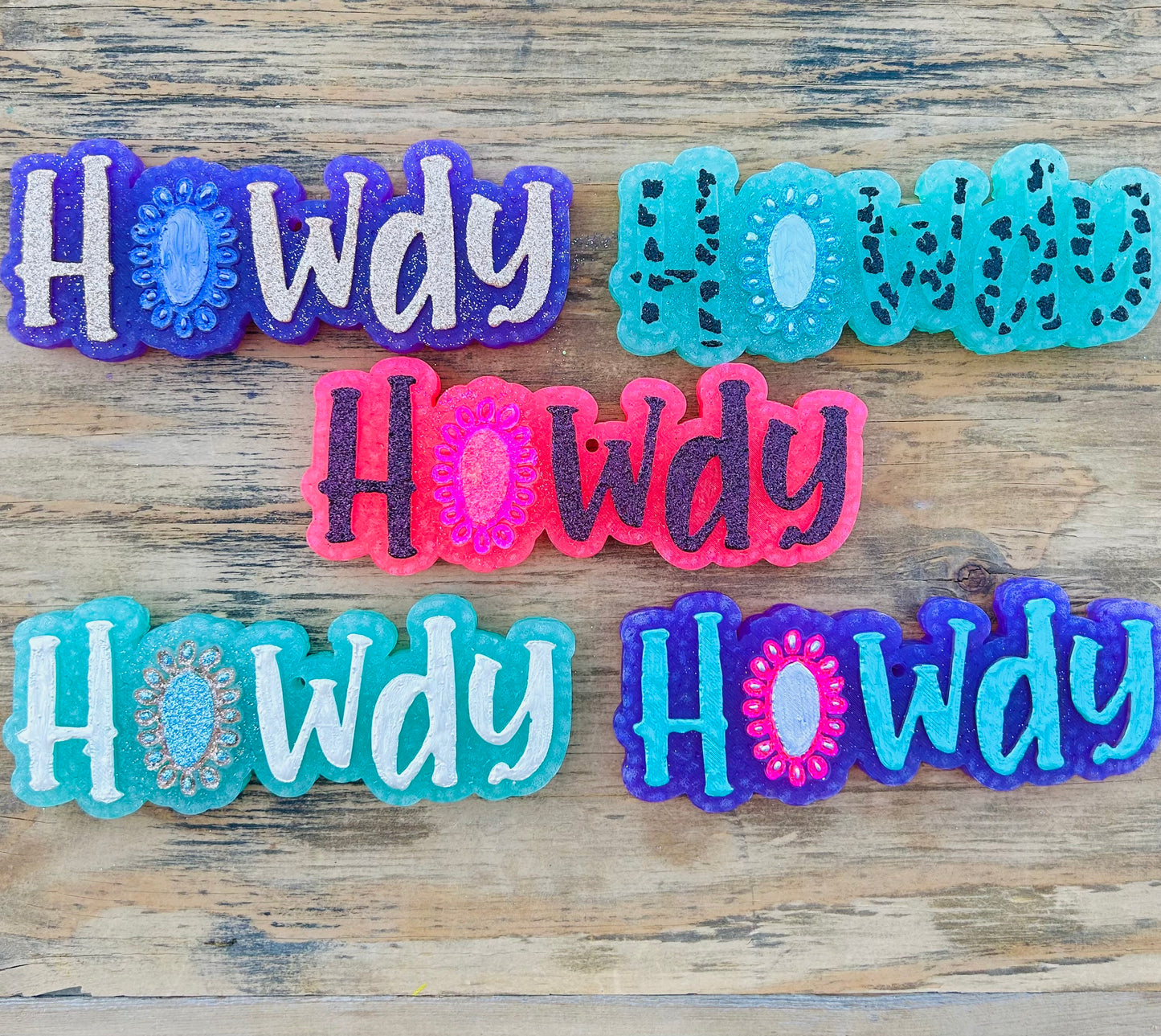 **Custom** "Howdy" Car Freshie