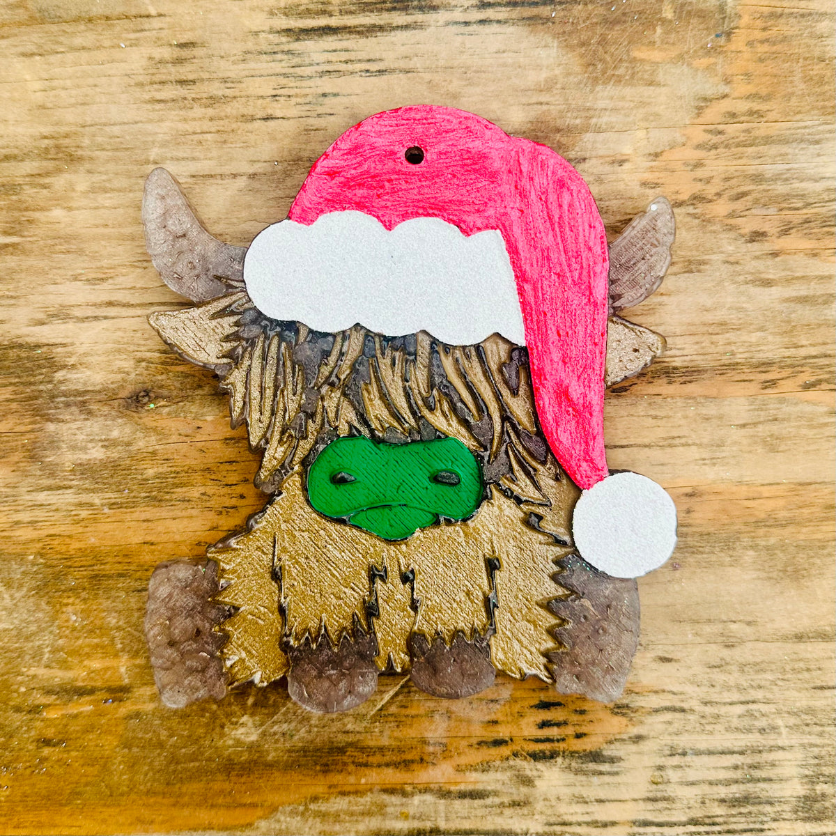 2026 Christmas Highland Cow Car Freshie