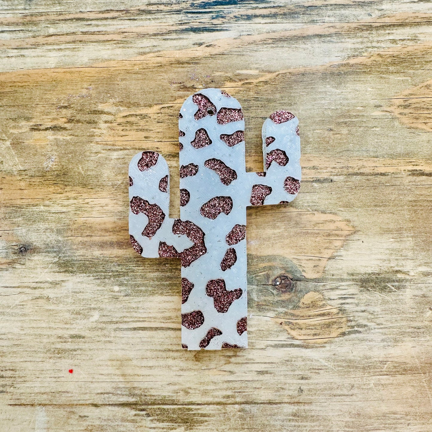 **Custom** Cow Print Cactus Car Freshie