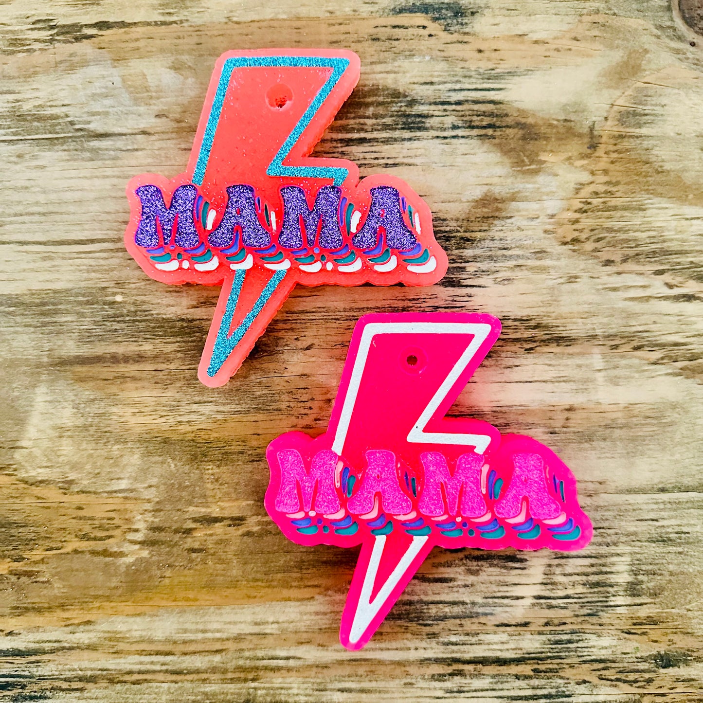 Lightning Bolt Mama Car Freshie