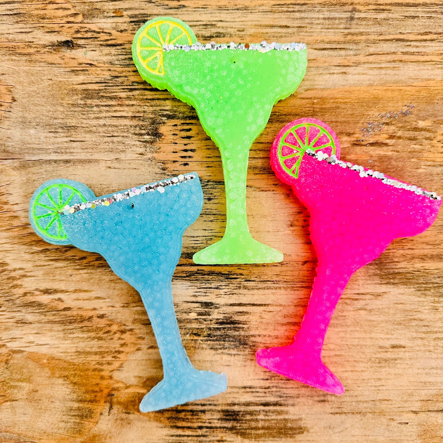 **Custom** Margarita Glass Car Freshie