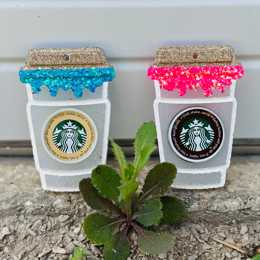 Latte Cup Car Freshie