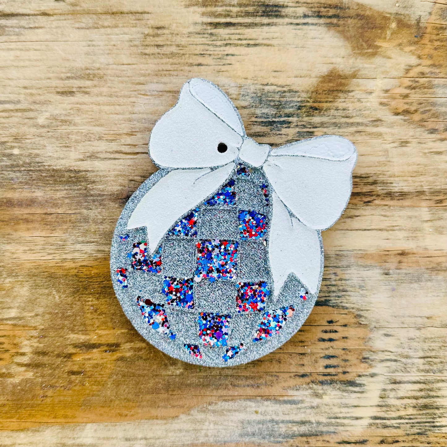 **PREORDER** Americana Disco with Bow Car Freshie