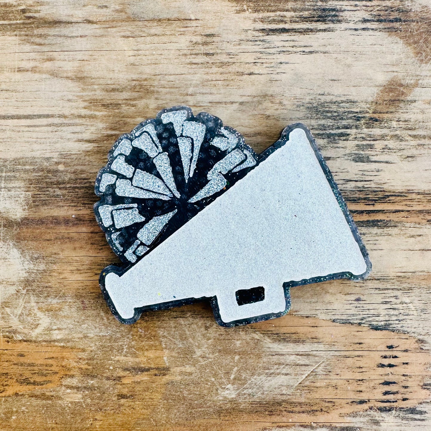 **Custom** Megaphone with Pompom Car Freshie