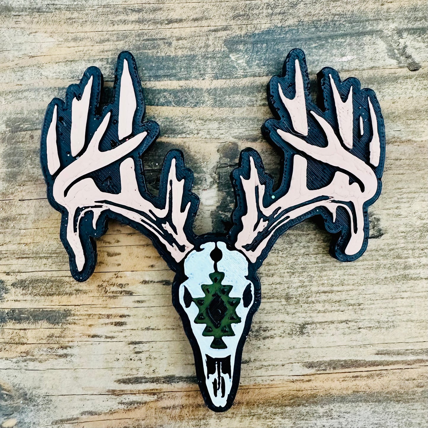 **CUSTOM** Men’s Aztec Deer Skull Car Freshie