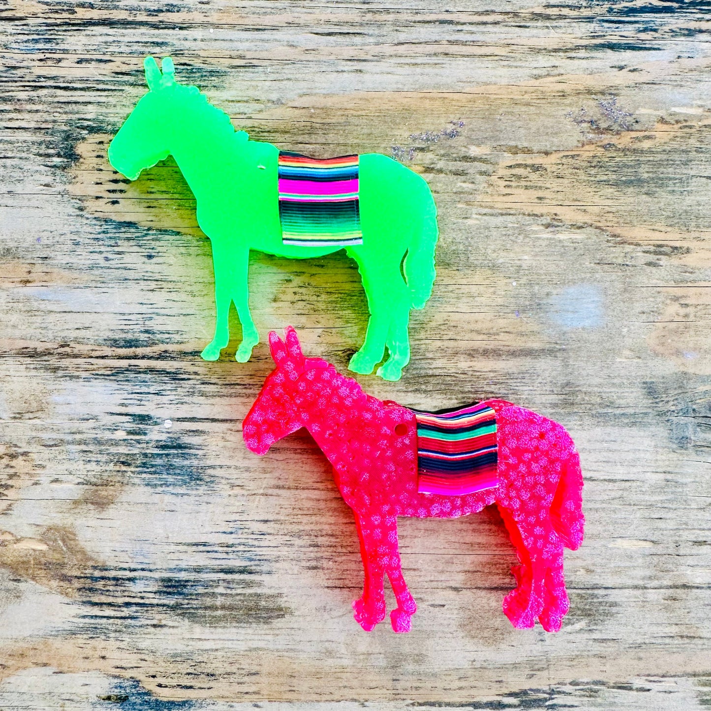 **Custom** Donkey with Serape Blanket Car Freshie