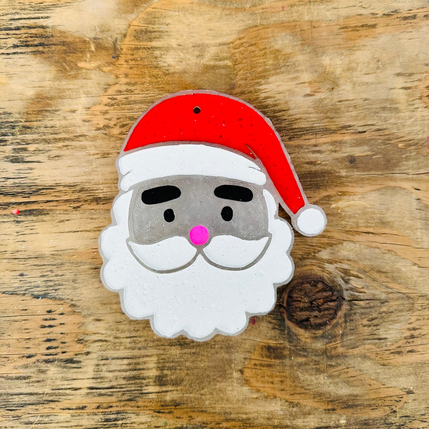**PREORDER** Christmas Santa Face Car Freshie