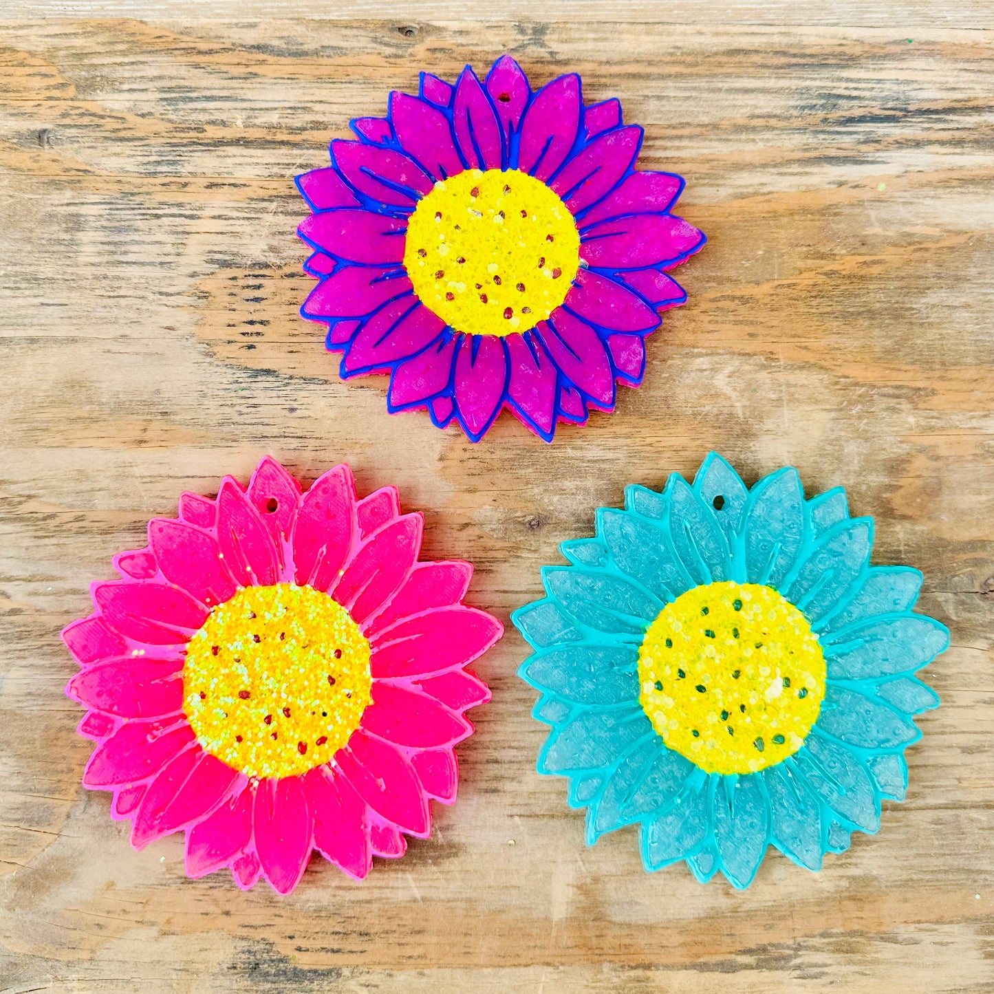 Colorful Flower Car Freshie