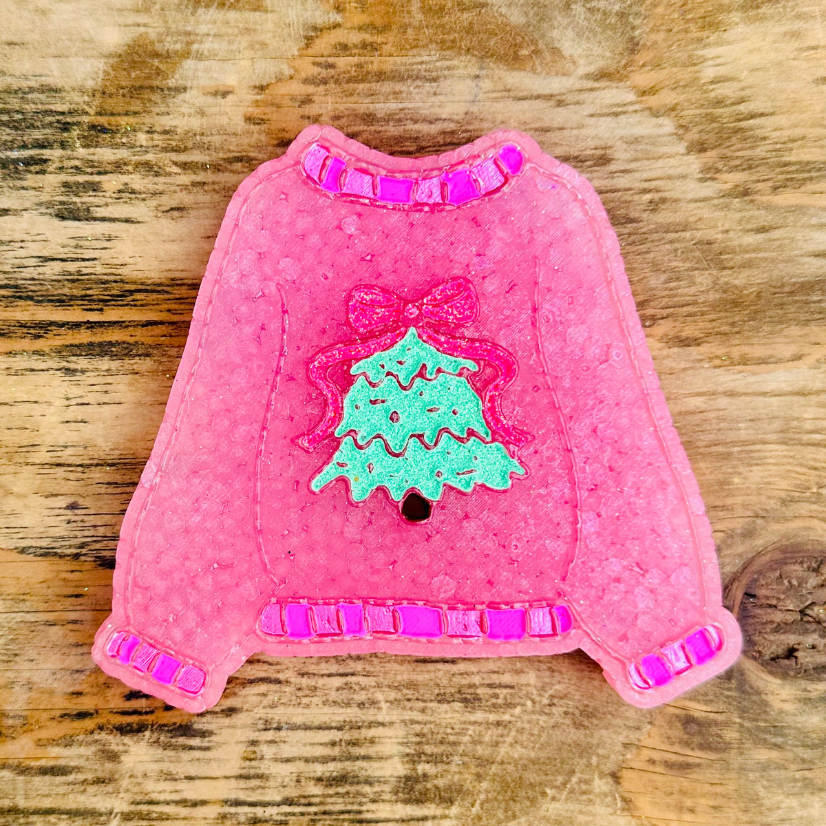 2026 Christmas Girly Ugly Sweater Car Freshie