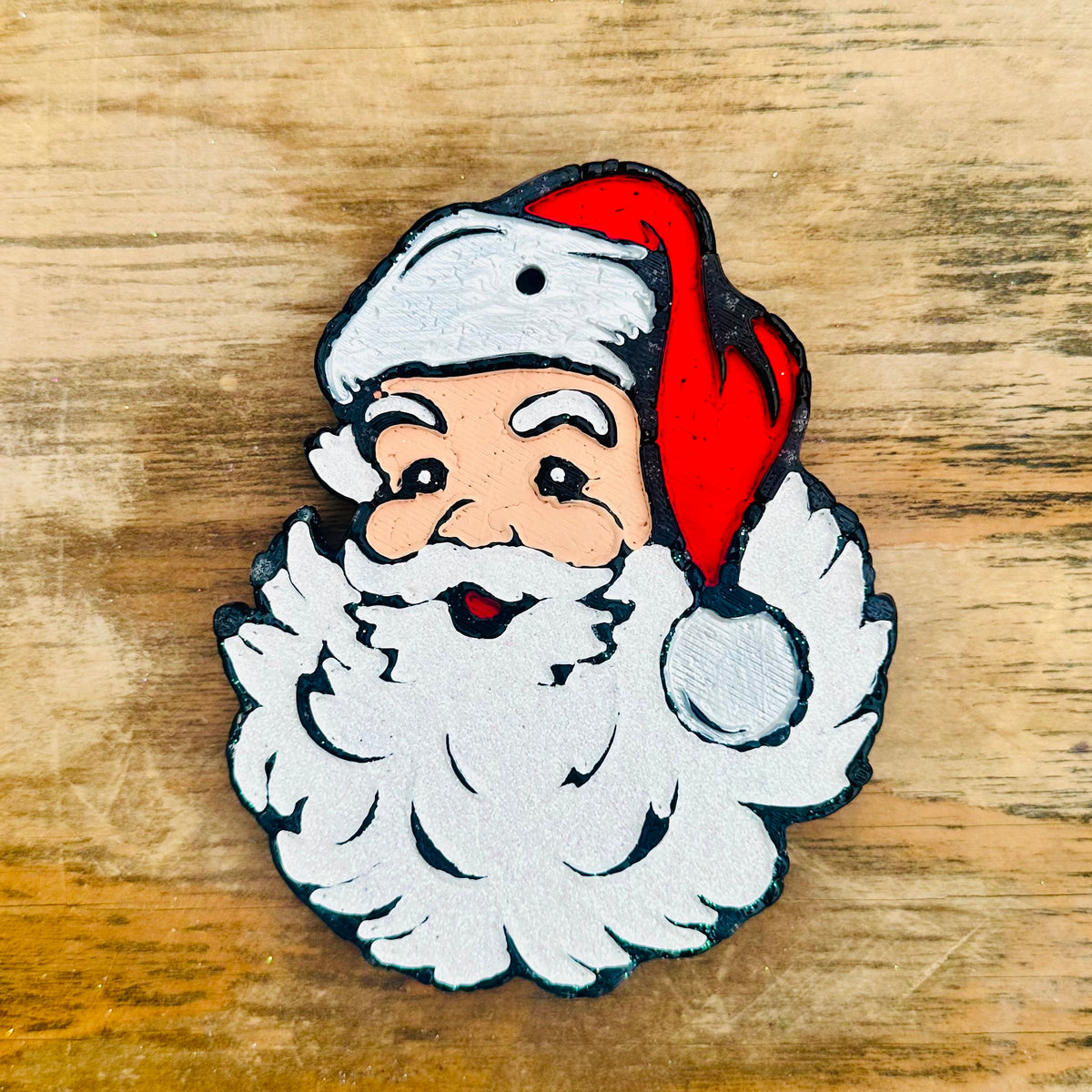 2026 Christmas Vintage Santa Face Car Freshie