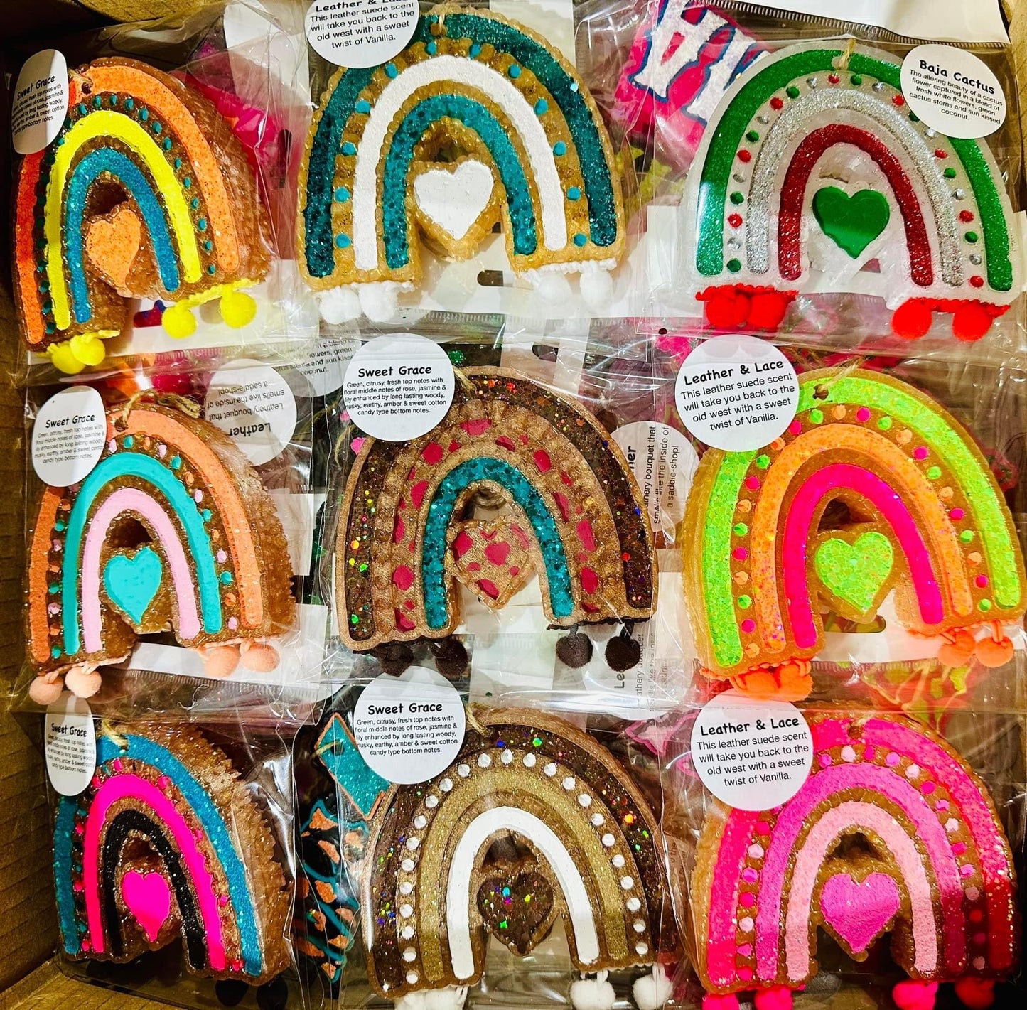 **Custom** Boho Rainbow Car Freshie