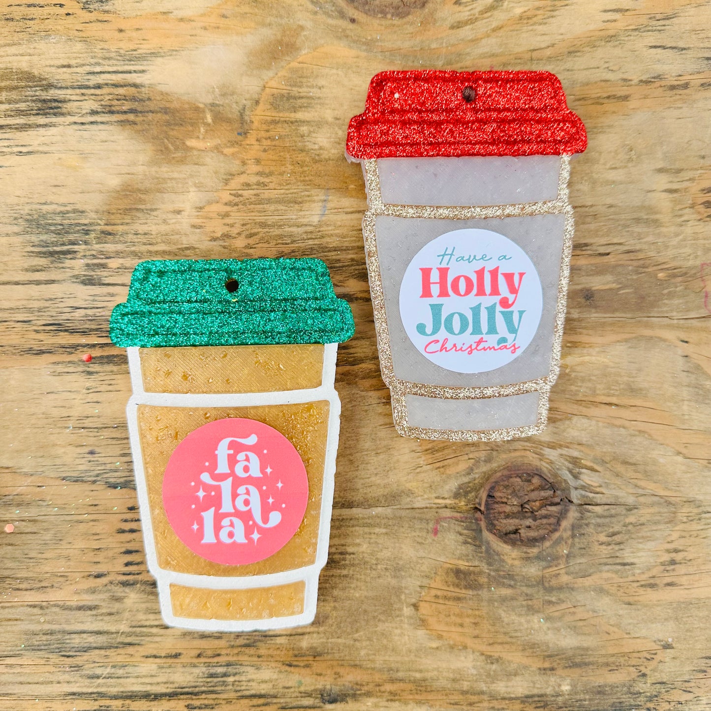 **PREORDER** Christmas Latte Cup Car Freshie