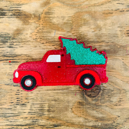 **PREORDER** Christmas Truck with Tree Car Freshie