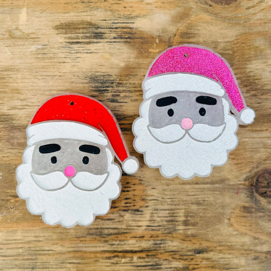 **PREORDER** Christmas Santa Face Car Freshie