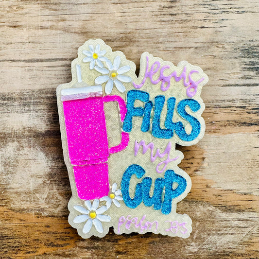 **Custom** “Jesus Fills my Cup” Car Freshie