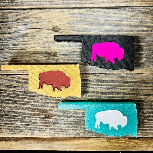 **Custom** Oklahoma Buffalo Car Freshie