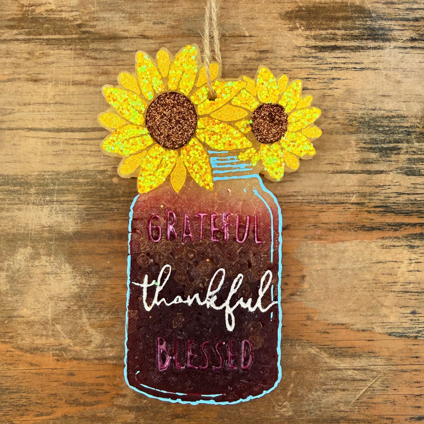Fall Mason Jar Car Freshie