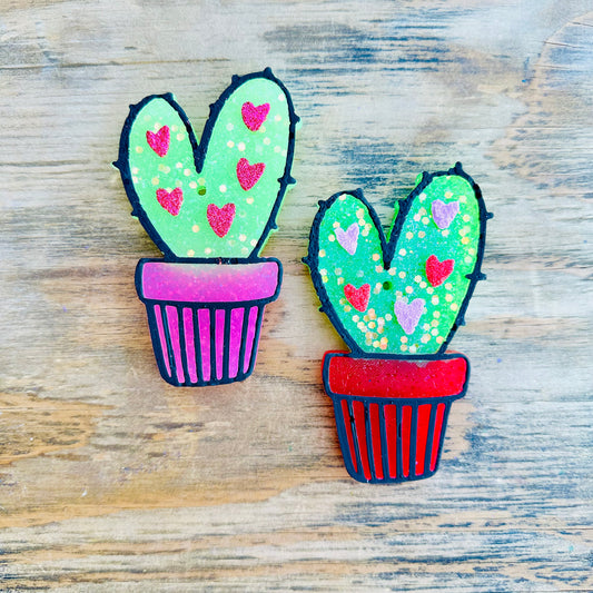 **PREORDER** Valentines Cactus Pot Car Freshie