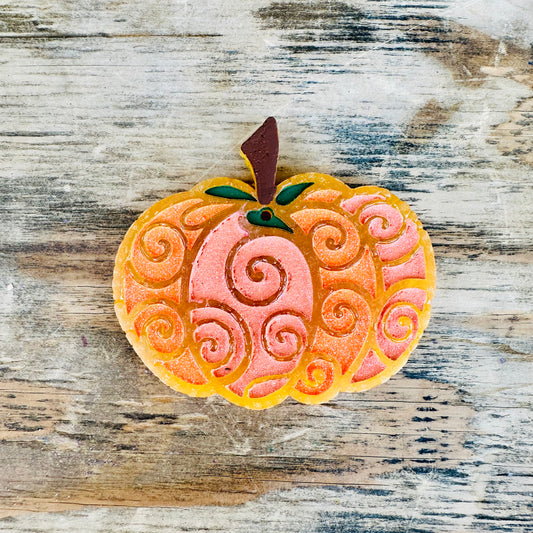 **PREORDER** Fall Swirl Pumpkin Car Freshie