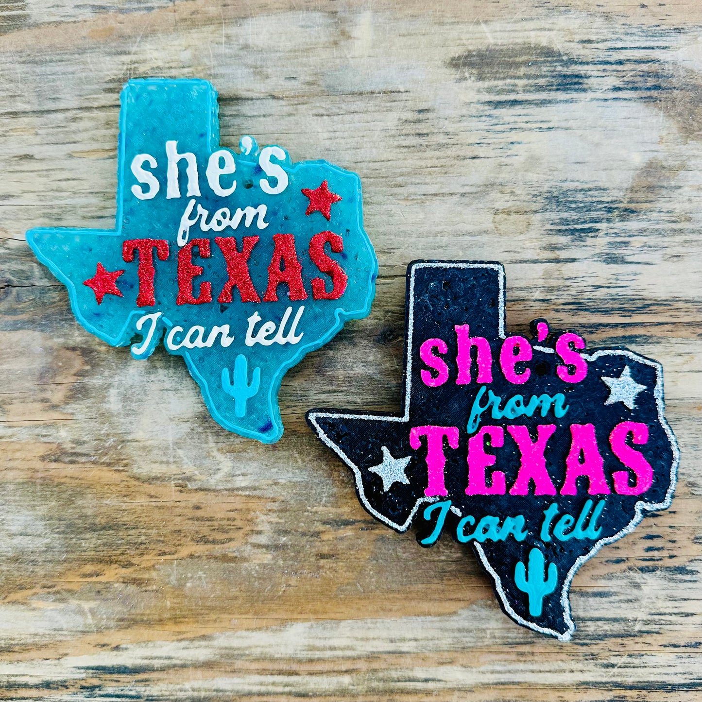 **Custom** “She’s from Texas” Car Freshie