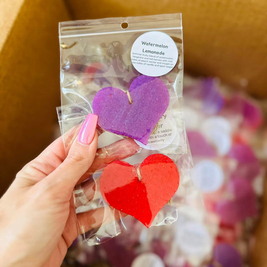 Valentines Mini Heart Car Freshie