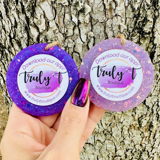 **Custom** Mini Circle Logo Car Freshie