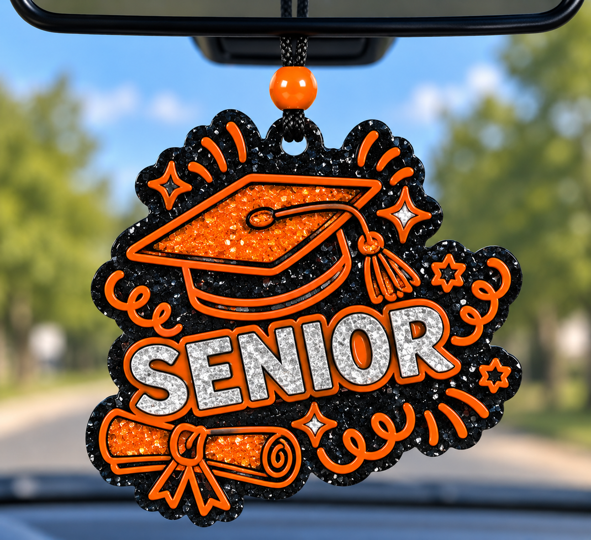 **Custom** Senior Car Freshie