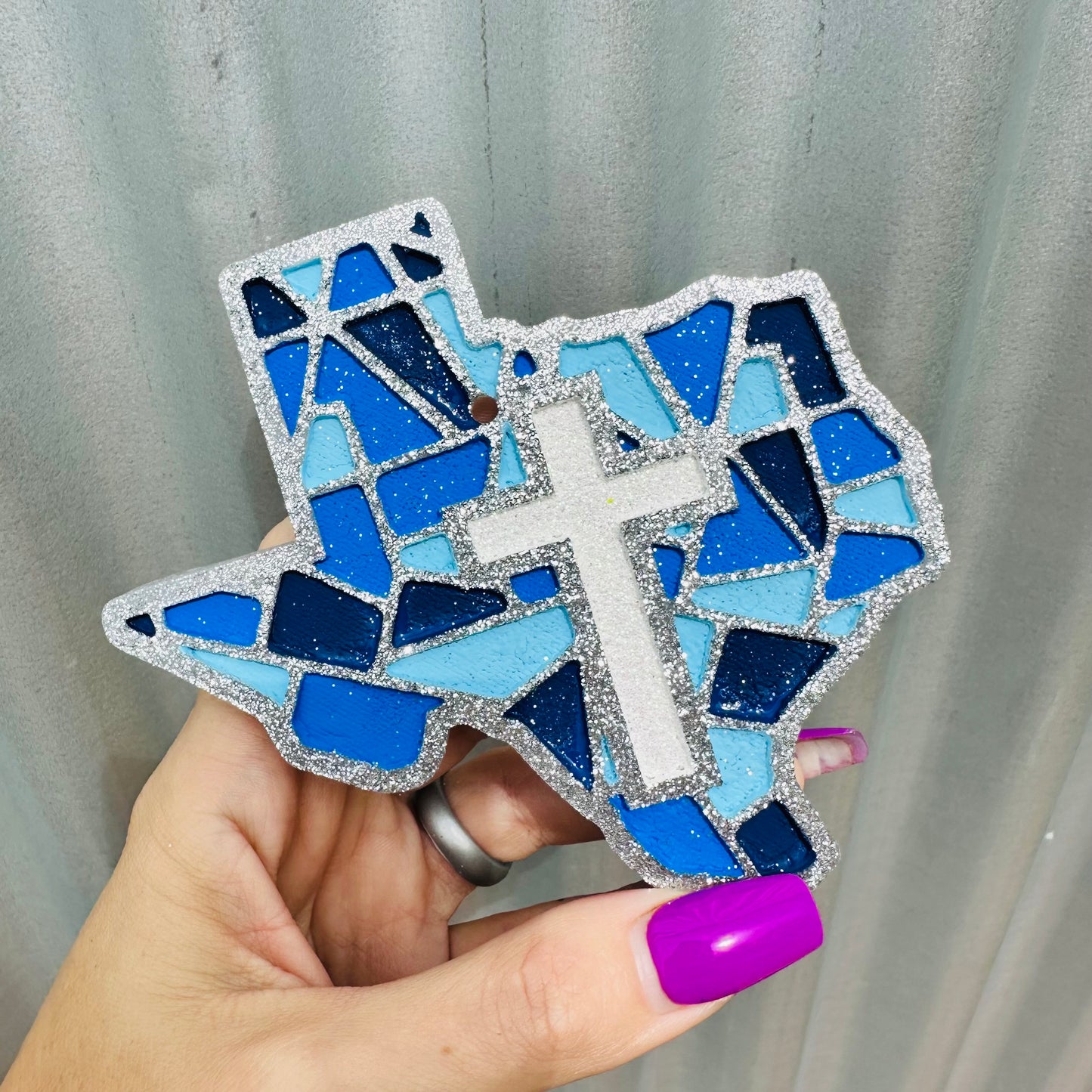 Texas Flood Relief Mosaic Cross
