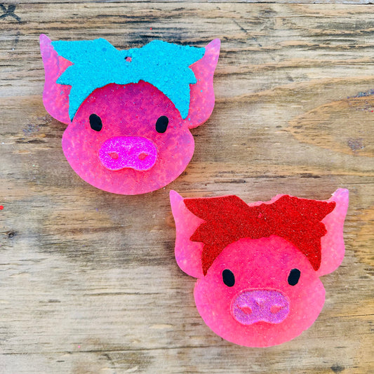 **Custom** Pig with Bandana Car Freshie