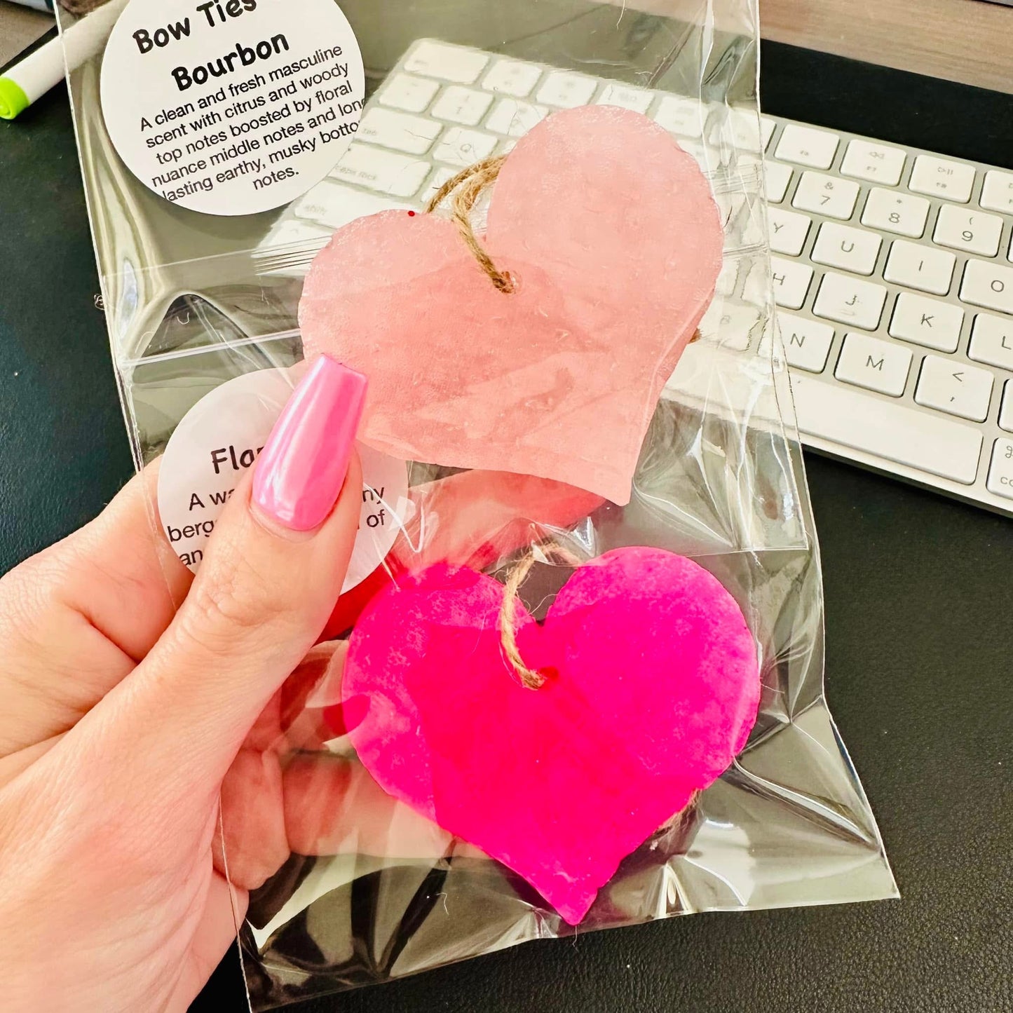 Valentines Mini Heart Car Freshie