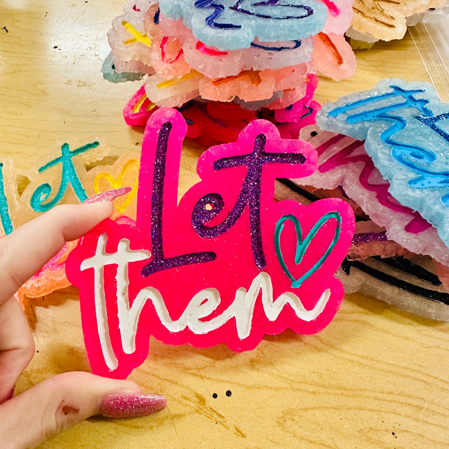 **Custom** "Let Them" Car Freshie