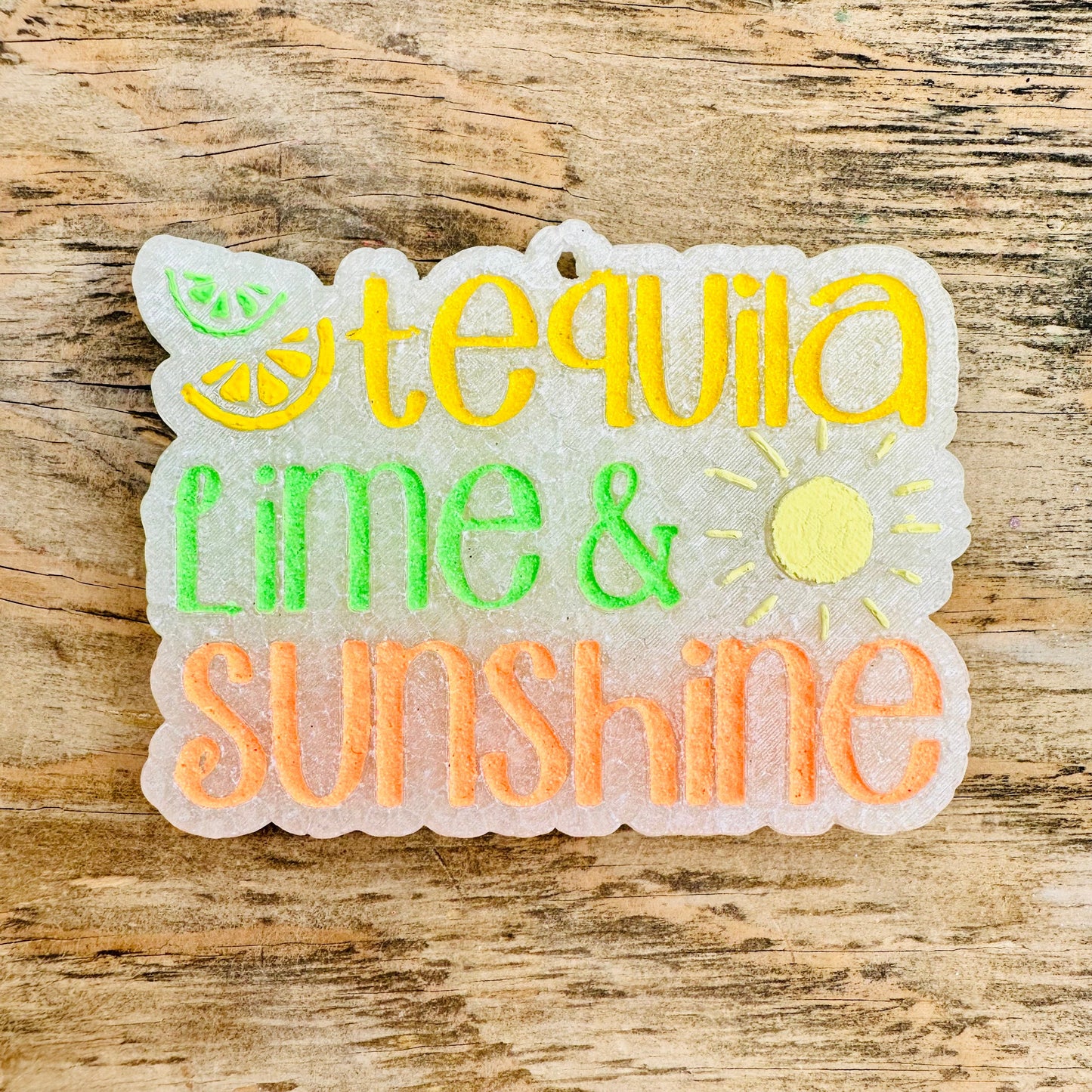 Summer “Tequila Lime & Sunshine” Car Freshie