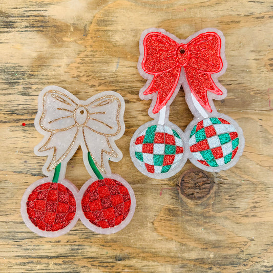 **PREORDER** Christmas Disco Cherries Car Freshie