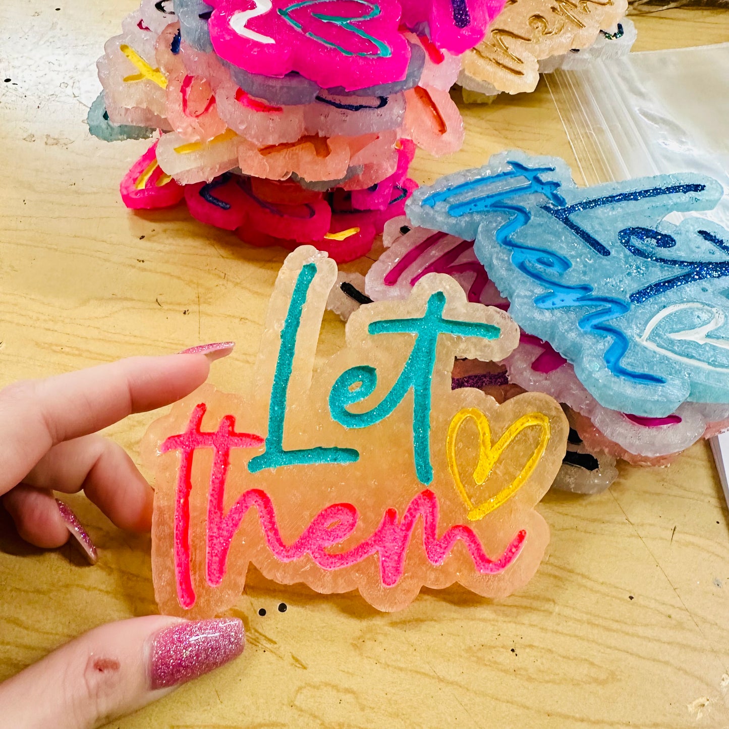 **Custom** "Let Them" Car Freshie