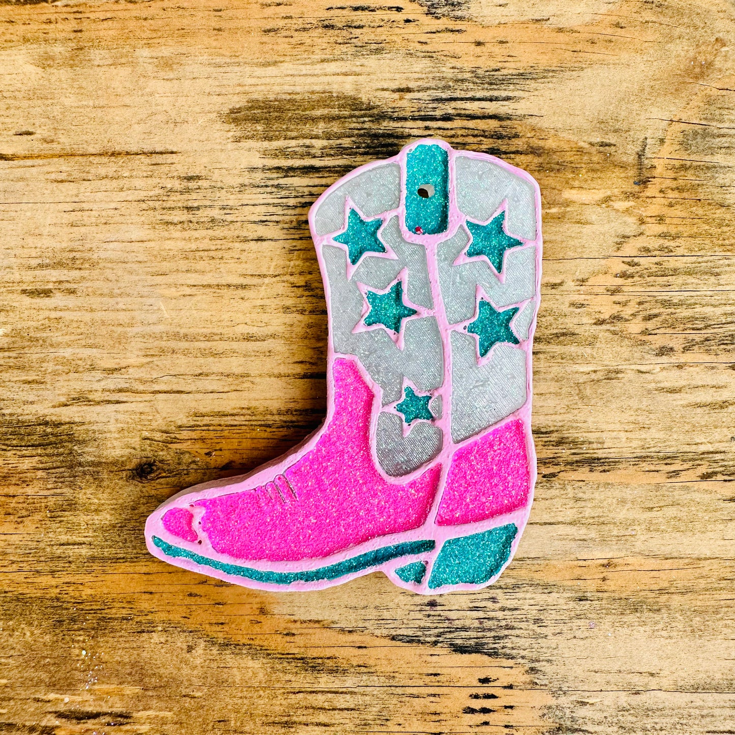 **Custom** Star Cowgirl Boot Car Freshie