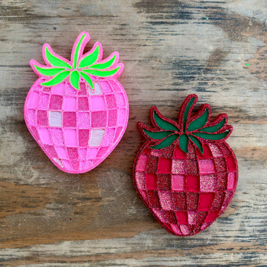 **Custom** Disco Strawberry Car Freshie