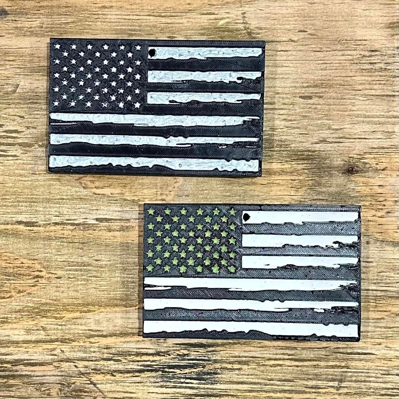 **Custom** Distressed Flag Car Freshie