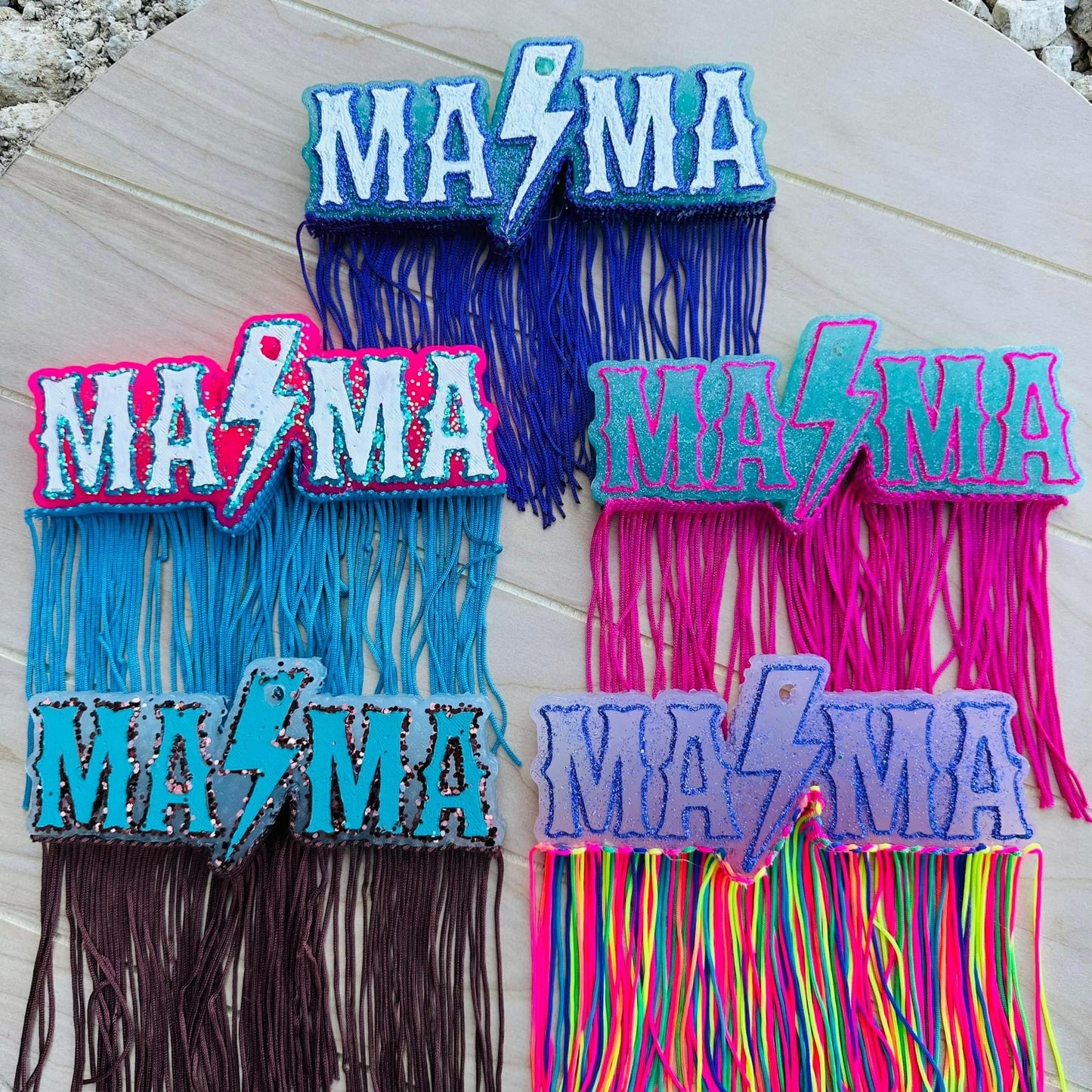 **Custom** MA⚡️MA with Fringe Car Freshie